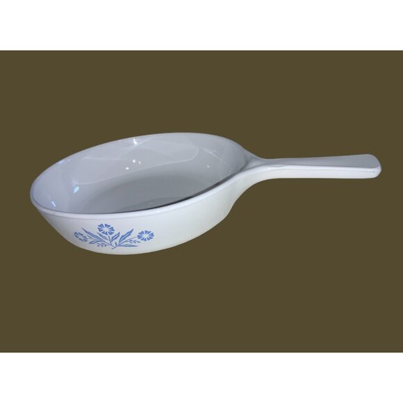 Vintage Corning Ware P-83-B Blue Cornflower 6 1/2 " Skillet - Picture 3 of 15